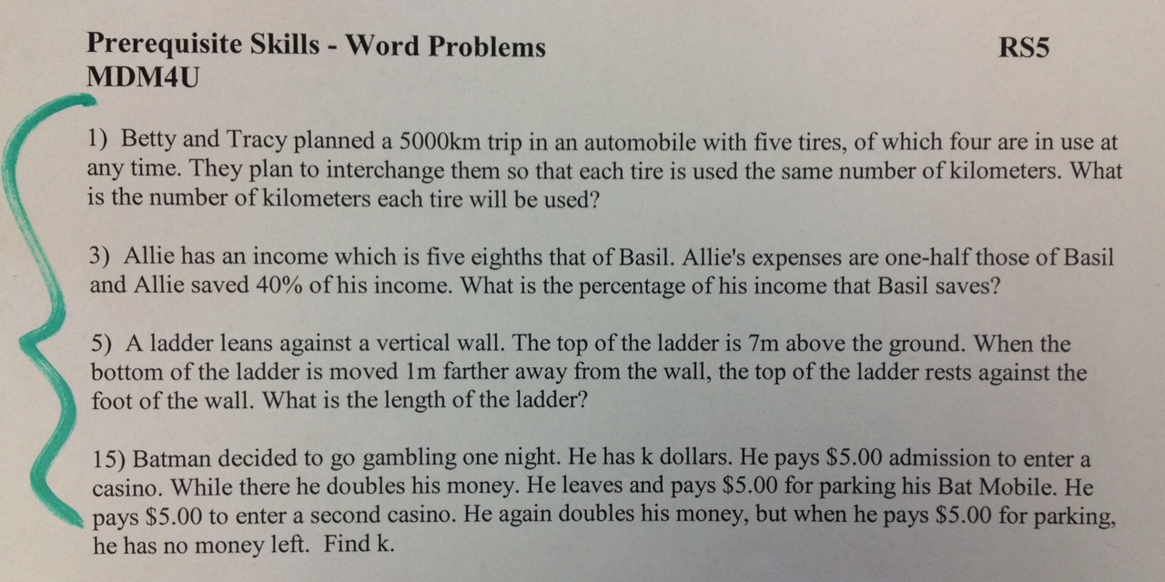 Normal distribution word problems worksheet